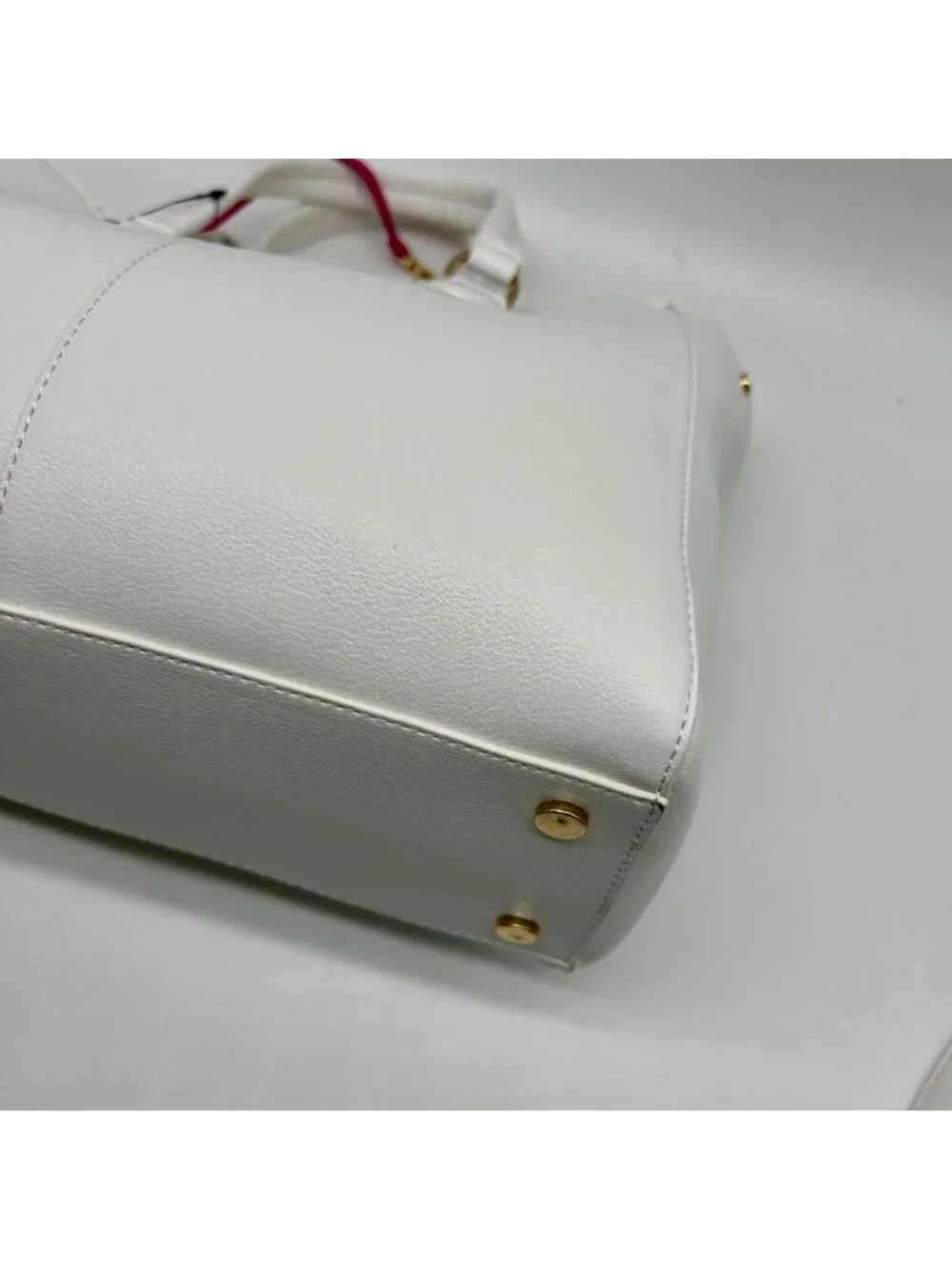 On 34th Bright White Faux Leather Robbinn Medium Satchel Bag